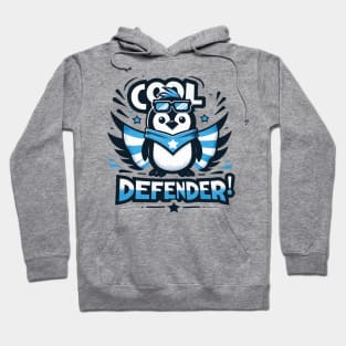 Cool Penguin Defender Kawaii Superhero Super Hero Tribute - anime cute cat japanese kawaii food kawaii animals children gift idea kids kid gift Hoodie